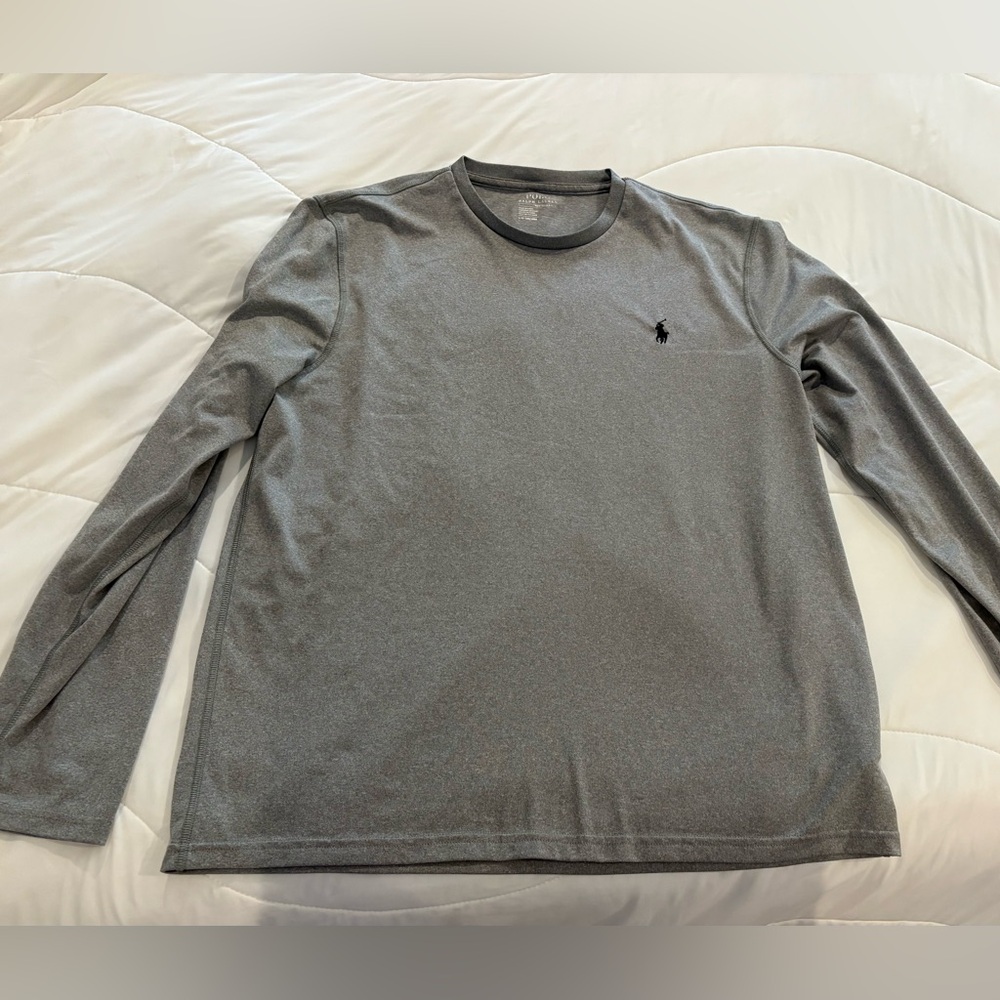 Polo Ralph Lauren Men's Gray Long Sleeve Tee